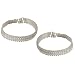 Handmade Jewelry Womens Anklets Silver Ankle Bracelet Pair 10 inches (sanklt108)