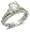 Pave Setting Brilliant Cubic Zirconia Wedding Rings SIZE 4