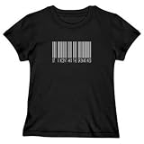 T-Shirt Woman Black  Barcode St. Vincent & The Grenadines  Country
