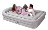 Queen Intex Supreme Rising Coil Beam Airbed w/ Hand-Held AC Pump
