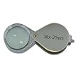 Jewelry Tool Loupe - 30x 21 Folding Jeweler's Magnifying Glass