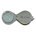 Jewelry Tool Loupe - 30x 21 Folding Jeweler's Magnifying Glass