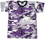 Camouflage T-Shirt, Ultra Violet Camo, Small