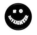 KC HiLiTES 5200 Light Cover - 6 In Round Black Hard Plastic / White Daylighter Logo (Each)