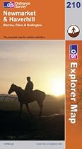 Ordnance Survey Explorer Map 210 Newmarket & Haverhill, Barrow, Clare & Kedington
