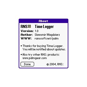Time Logger downloadable Software