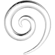 4 Gauge Clear Acrylic Super Spiral Taper