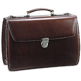 Jack Georges Elements Collection Triple Gusset Flap w Open Back Pocket