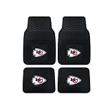 A Set of 4 NFL Universal Fit Front and Rear All-Weather Floor Mats - Kansas City... by Fan Mats