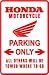 HONDA MOTORCYCLE PARKING japan street sign