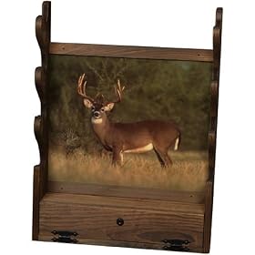 J&S Woodcrafts Four-Place Gun Rack by 