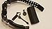 Tactical Anti-Kidnapping watchband kit, with re-usable key, scalpel blade, kevlar survival cord saw, and ranger band.