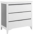 Baby Relax Aaden Modern Nursery Room Dresser, Grey/White