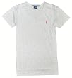 Ralph Lauren Sport Women V-Neck Pony Logo T-Shirt Grey