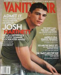 Vanity Fair Magazine July 2001 Josh Hartnett