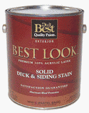 - W55T00804-20 Best Look Exterior Latex Solid Color Deck And Siding Stain