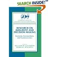 Research on Judgment and Decision Making: Currents, Connections, and Controversies (Cambridge Series on Judgment and... by William M. Goldstein and Robin M. Hogarth