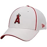 New Era Los Angeles Angels of Anaheim White Max 39THIRTY Stretch Fit Hat