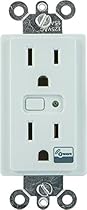 GE Z-Wave Wireless Lighting Control Duplex Receptacle, In-Wall, 12721
