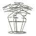 Oenophilia 6-Bottle Bouquet Wine Rack, Gun Metal Finish