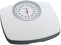 Health o Meter Dial Scale, White with Chrome Accents
