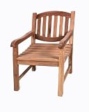 Outdoor Living : Teak Furniture Gallery TGC184 Oval Back Arm Chair