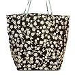 Home Chic Home Large Carry-All Tote Beach Bag Zipper Purse, Floral