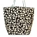 Home Chic Home Large Carry-All Tote Beach Bag Zipper Purse, Floral
