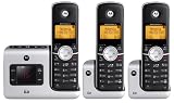 Motorola DECT 6.0 Cordless Phone with Answering System and 3 Handsets