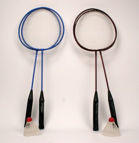 6-pc Badminton Set - Racquets & 2 Birdies