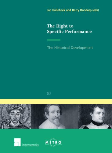 The Right to Specific Performance: The Historical Development (Ius Commune Europaeum)
