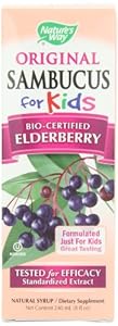 Nature's Way Sambucus for Kids Bio-certified Elderberry, 8-Ounce