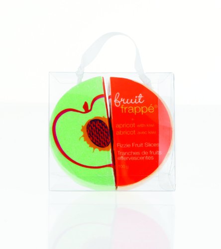 Upper Canada Soap Fruit Frappe Boxed Bath Fizzies, Apricot with Kiwi, 3.5-Ounce (Pack of 2)