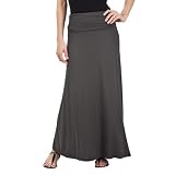 Mossimo® Black: Women's Convertible Maxi Skirt - Charcoal