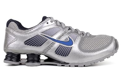 Nike Shox Turbo 11 BG (GS) Big Kids Metallic Silver/Obbsidian-Metallic Boys Shoes 407772-002