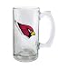 Arizona Cardinals Beer Mug: 13 oz Glass Tankard