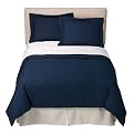 Easy Care 220-Thread-Count Duvet Set - Blue