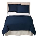 Easy Care 220-Thread-Count Duvet Set - Blue