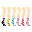 Winter Boot Ski Warm Thick 6 Pairs Stitch Crew Ladies Mid Calf Socks Cotton Set