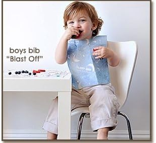 Icky Eco Friendly Disposable Bibs (Blue Blast Off)