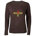 ZOROASTRIAN FARAVAHAR Women's Long Sleeve Dark T-S