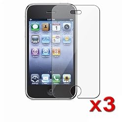 AT&T iPhone 3G 3GS Mirrored Screen Protector - 3 Pack