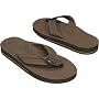 RAINBOW Double Layer Mens Sandals - Dark Brown