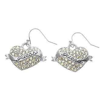 Indovina - UBE11001 - Orecchini Donna - Acciaio - Argento - 2,5 centimetri Guess - UBE11001 - Boucles d'Oreilles Femme - Acier inoxydable - Argent - 2.5 cm