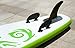 Inflatable SUP Stand Up Paddle Board and 3PC w/ Paddle 9' 9