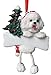 Bichon Frise Ornament with Unique 