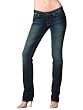 J & Company Beverly Skull Pocket Jeans - Dark Wash