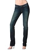 J & Company Beverly Skull Pocket Jeans - Dark Wash