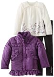 Calvin Klein Girls 2-6X Jacket With Tee And Dark Gray Jean