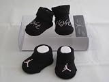 Best Buy timberland shirts-Nike Jordan Booties Girl Boy NEW Born Baby Infant 0-6 Months Black/pink with Jordan Sign 2 PCS One Set New
